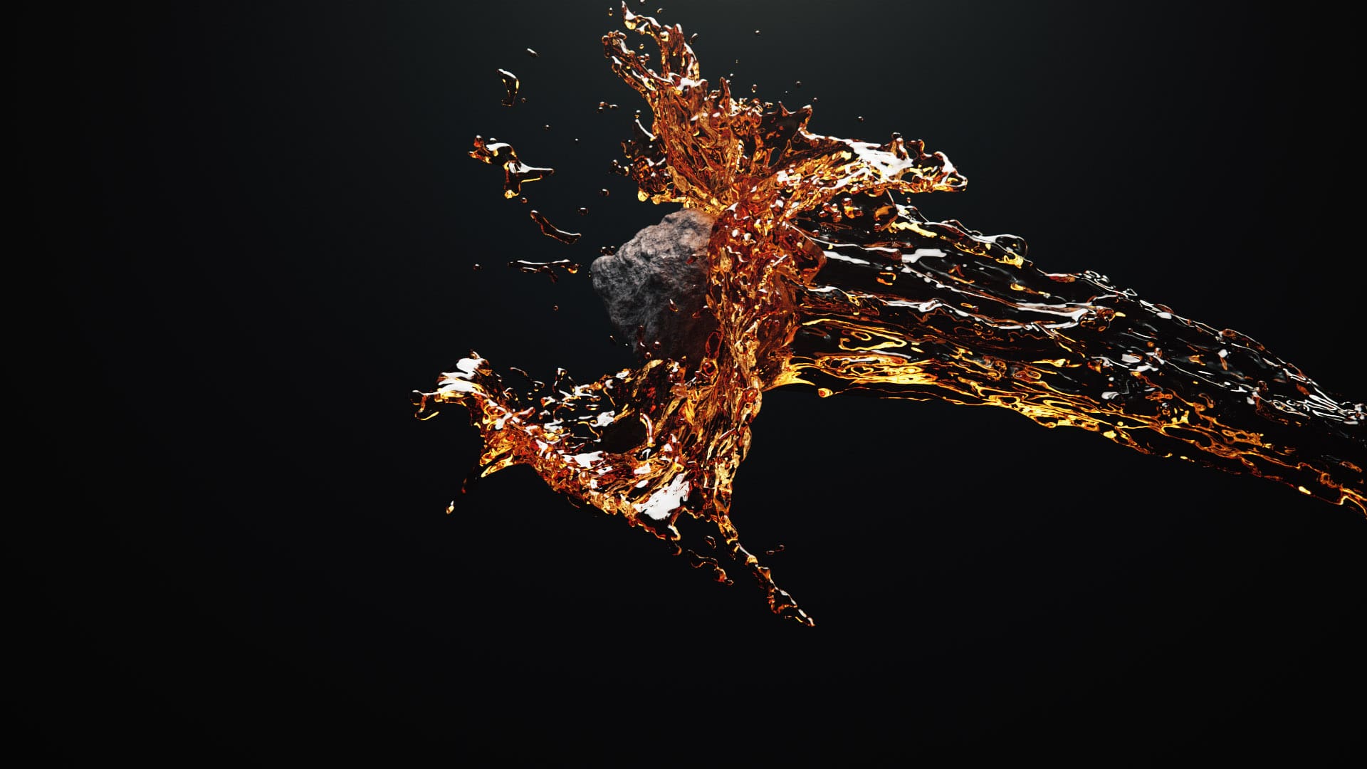 cgi liquid splash animation